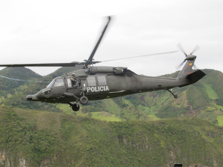 Image: Columbia National Police Helicopter