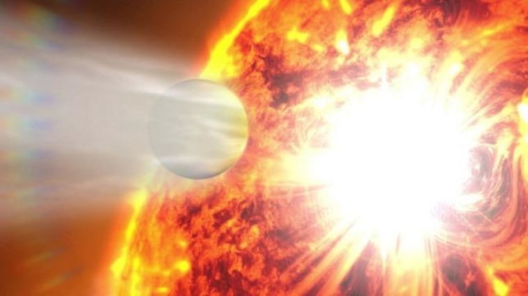 Image: Evaporating hot Jupiter