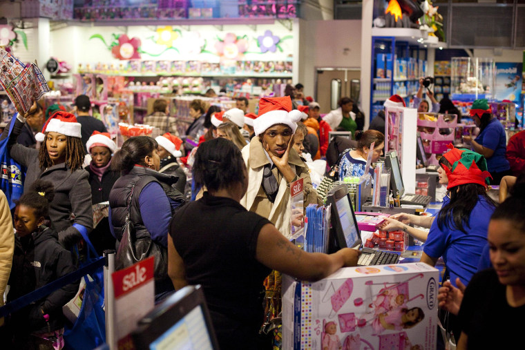 Image: \"Black Friday\" Marks Start Of Holiday Shopping Season