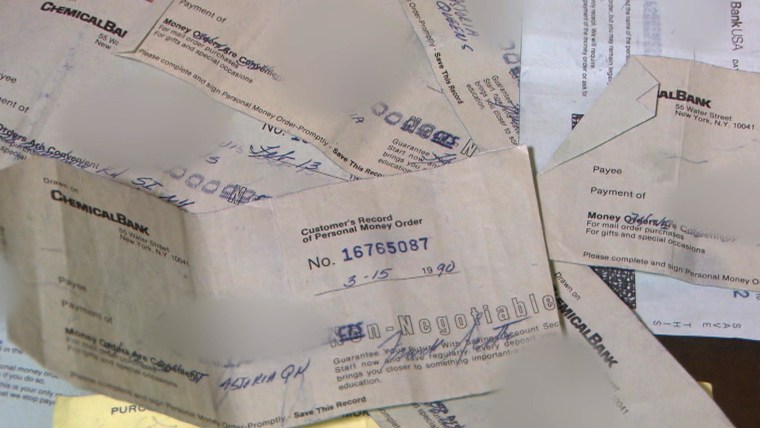 Image: Withdrawal Slips Provided by Frank Scotti