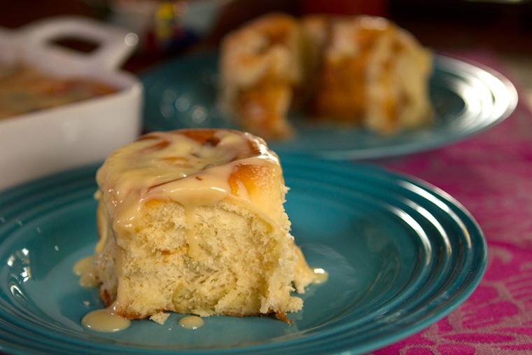 Image: Chef Pati Jinich's dulce de leche and pecan cinnamon rolls.