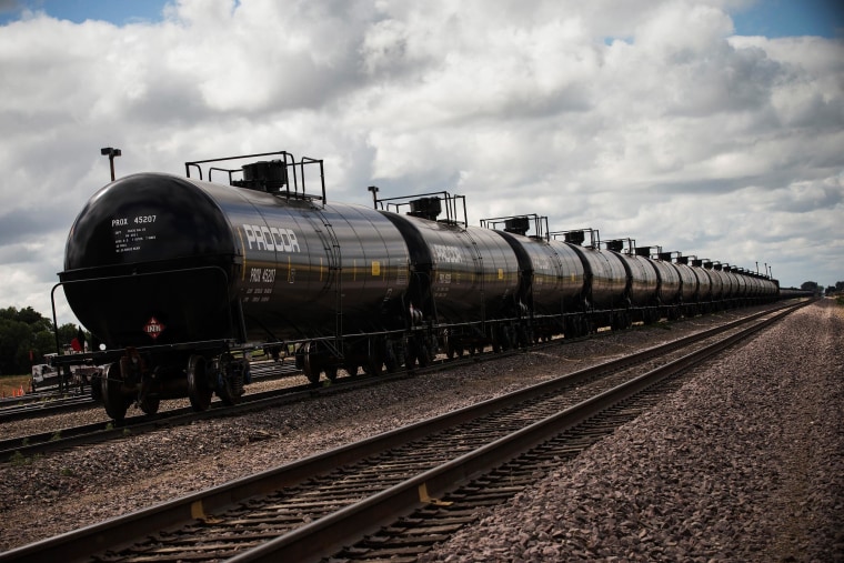 Oil Tanker Train