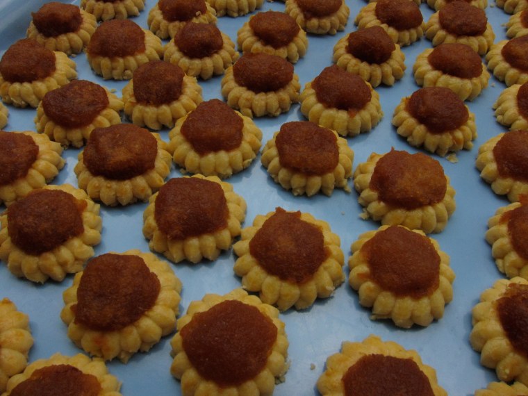 The pineapple tarts of Cheryl Lu-Lien Tan are from her grandmother's recipe.