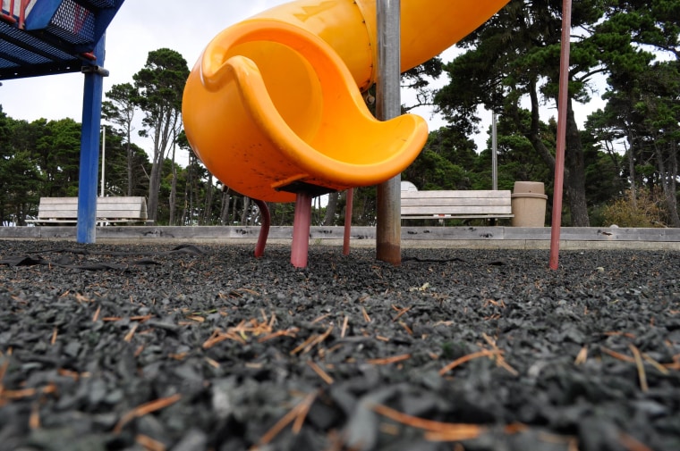 Image: The playground at Bandon City Park in Bandon, Oregon.