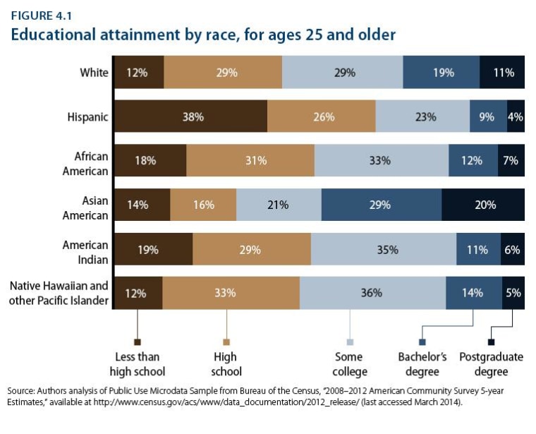 Experts say the "model minority myth" of Asian Americans masks the struggles of smaller sub-groups, many of whom lag national numbers.