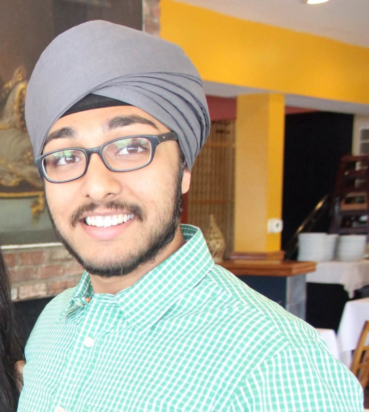 Iknoor Singh, a sophomore at New York's Hofstra University, is challenging ROTC rules requiring him to shave his beard and remove his turban -- both requirements of his Sikh faith.