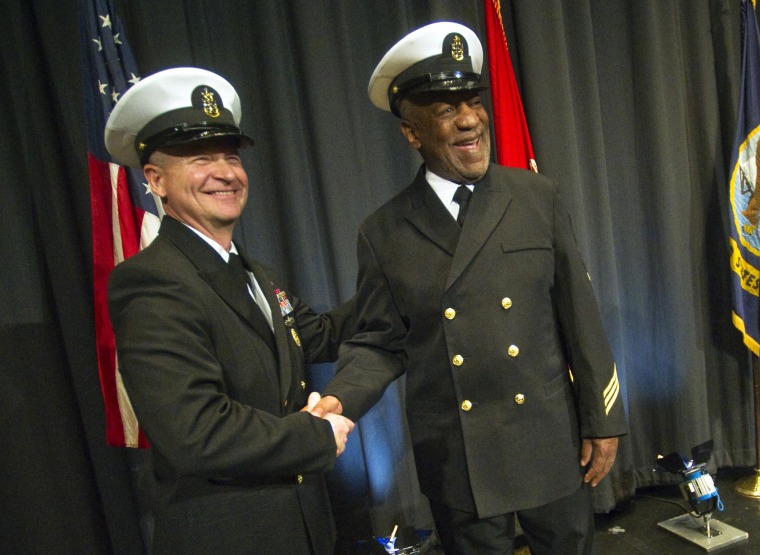 Image: Bill Cosby Given Honorary Navy Rank