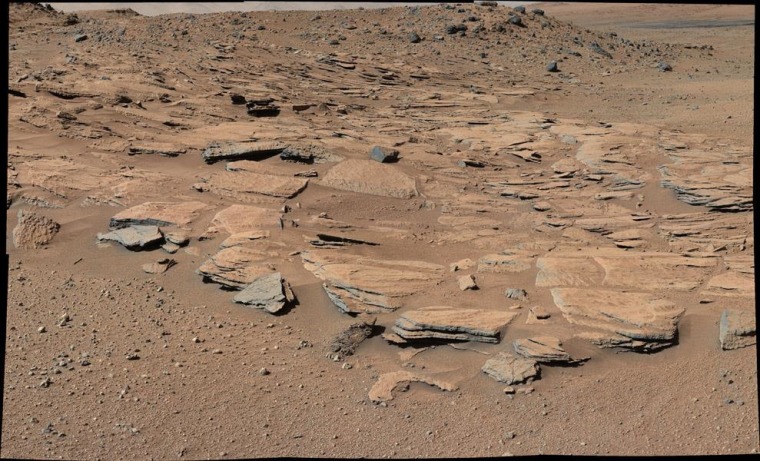 Image: Inclined beds of sandstone