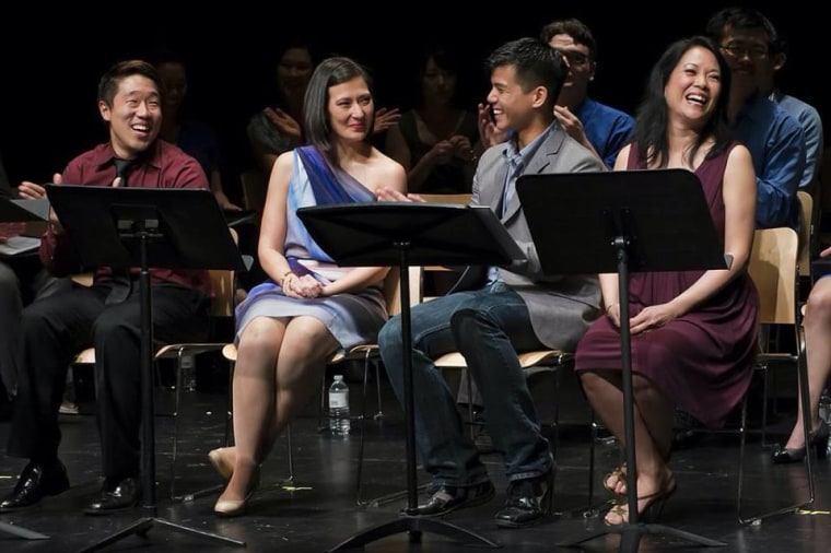 Left to Right: Raymond J. Lee, Ann Sanders, Telly Leung, Christine Toy Johnson