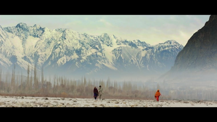 First-time director Nathaniel tried to incorporate as much of Pakistan's landscape into the film a possible