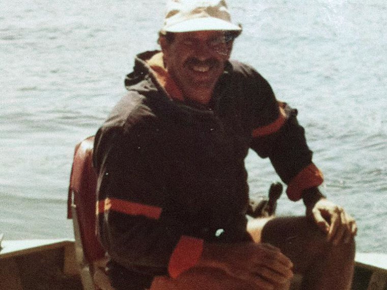 Ron Ingraham, seen here in the 1980s, was found in his sailboat 64 miles south of Oahu, Hawaii, on Dec. 9, 2014. He had been missing for nearly two weeks before he was rescued.