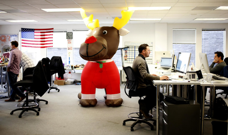 Image: Greg Martin, the Chief Technical Officer for ThreatStream, works at their offices in Redwood City, Calif.