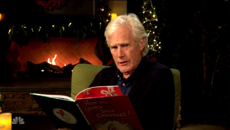 Image: Keith Morrison reads "How the Grinch Stole Christmas" 