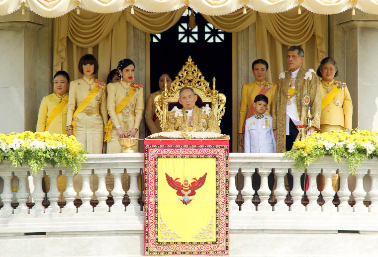 Image: Thai King Bhumibol Adulyadej on his 85th birthday on Dec. 5, 2012