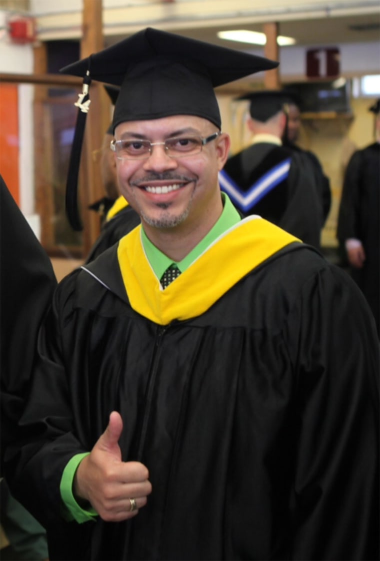 JJ Velazquez at graduation.