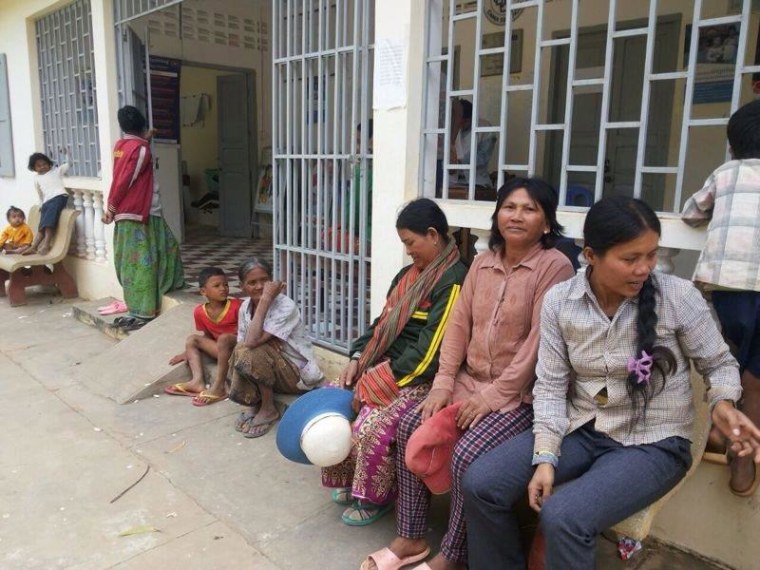 Image: HIV found in 100 villagers in Cambodia, nurse charged