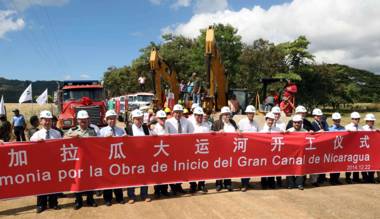 Image: NICARAGUA-CHINA-CANAL