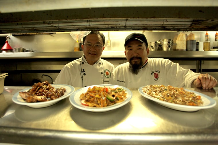 Frank (L) and Tommy Wong of Trey Yuen in Louisiana.