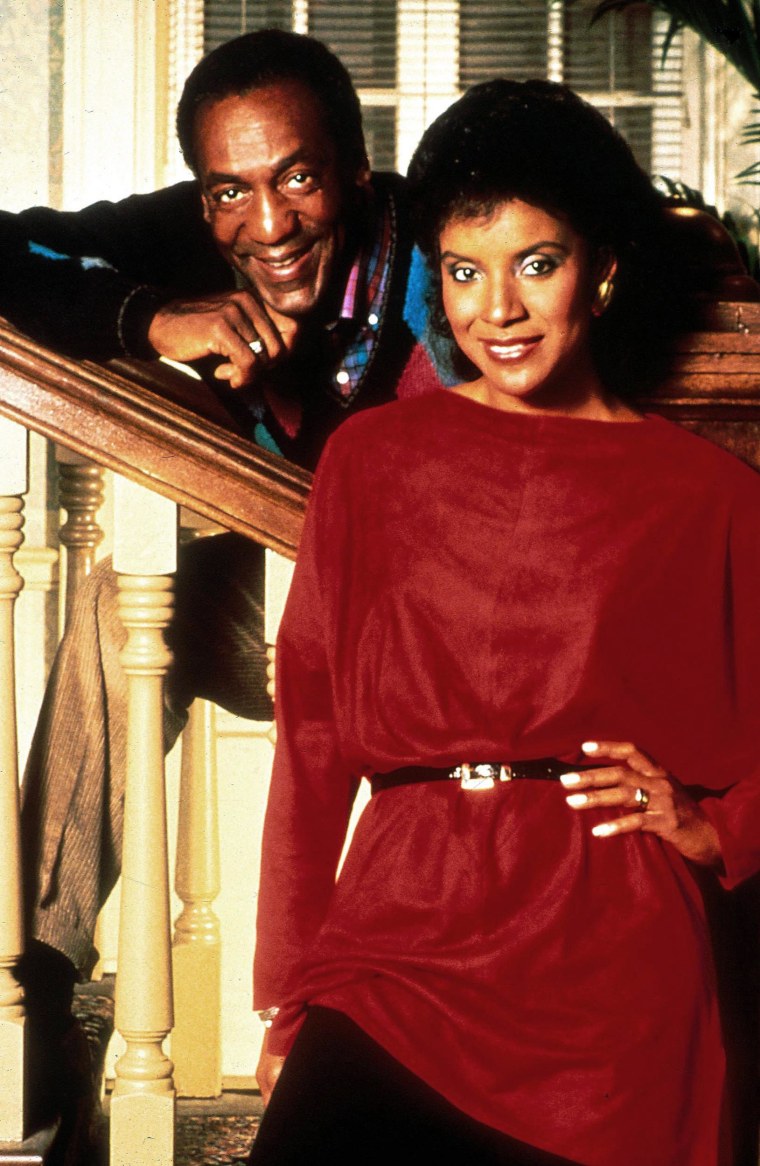 Bill Cosby and Phylicia Rashad in a publicity photo for the ''The Bill Cosby Show"