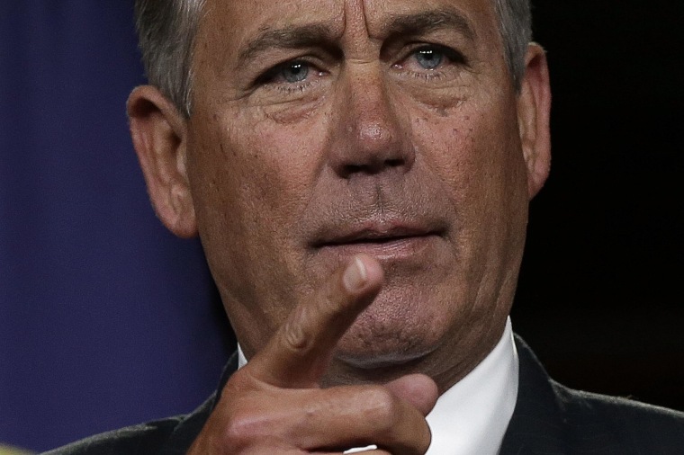 Image: *** BESTPIX *** John Boehner Holds Weekly Press Conference At The Capitol