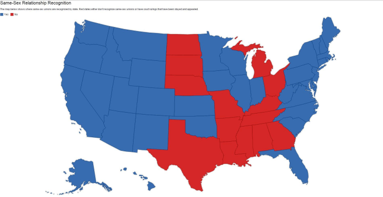 Same Sex Marriage Map