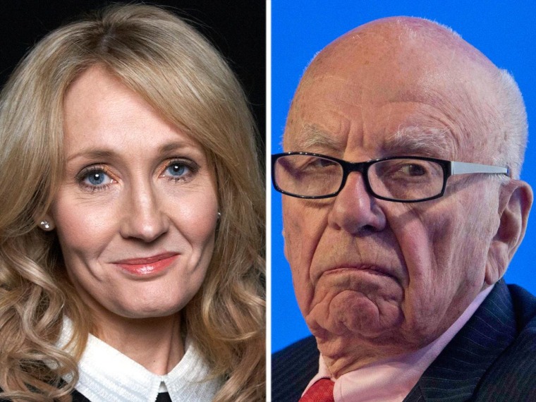 Image: J.K. Rowling, Rupert Murdoch