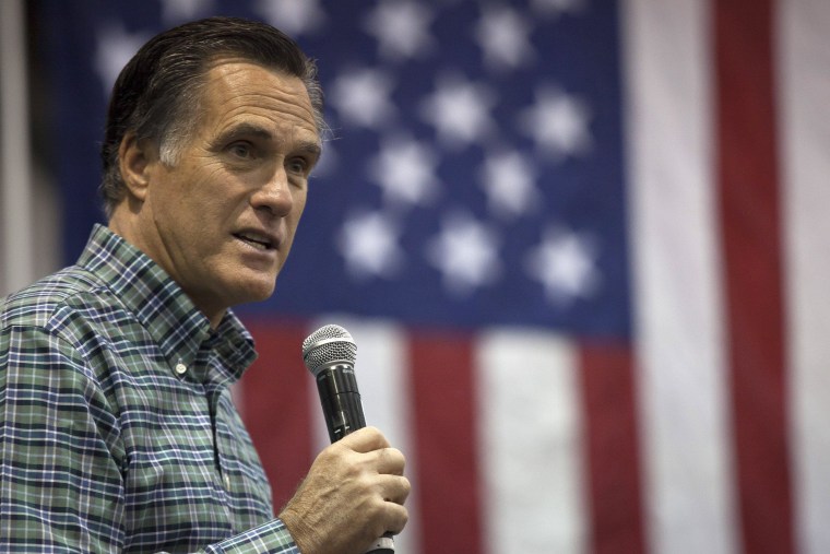 Image: Mitt Romney Campaigns With AK Senate Candidate Dan Sullivan In Anchorage
