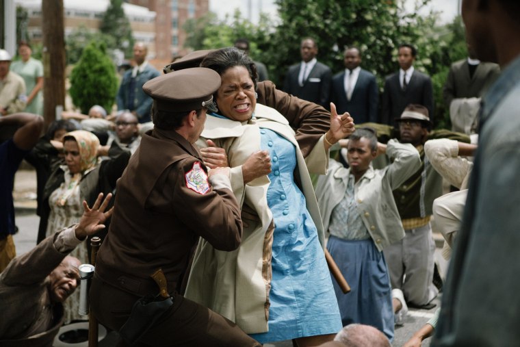 Oprah Winfrey (center) plays Annie Lee Cooper in SELMA, from Paramount Pictures, Pathé, and Harpo Films.