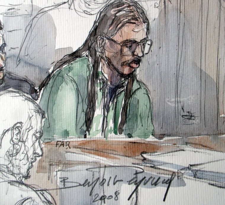 Image: Farid Benyettou in a 2008 court sketch