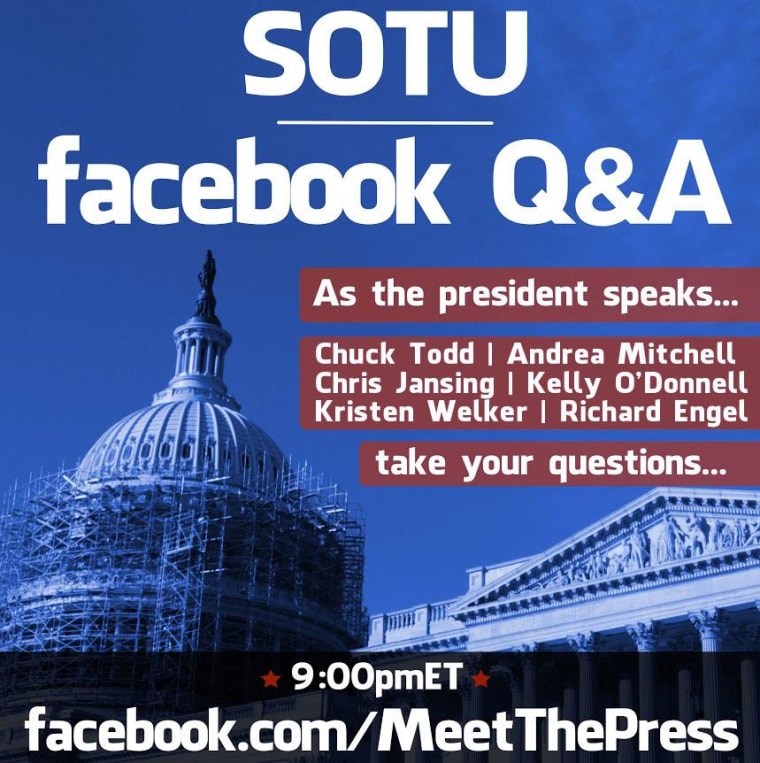 MTP Facebook Chat for the SOTU graphic