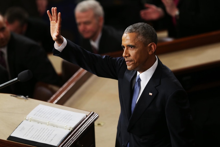 Image: President Obama Delivers State Of The Union Address