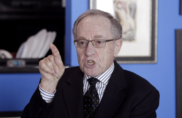 Image: Attorney and law professor Alan Dershowitz