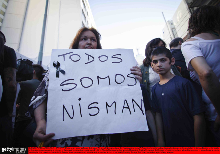Image: Argentine prosecutor Alberto Nisman's death