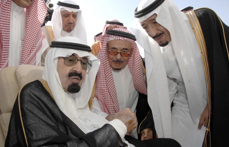 Image: Saudi Arabia's King Abdullah