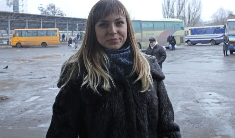 Image: Nastya, 23, a university student in Donetsk, Ukraine