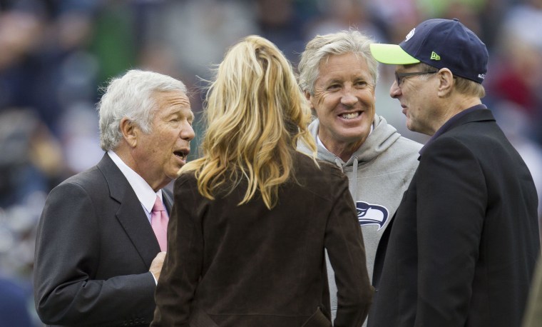 NFL FOOTBALL, NEW ENGLAND PATRIOTS AT SEATTLE SEAHAWKS.