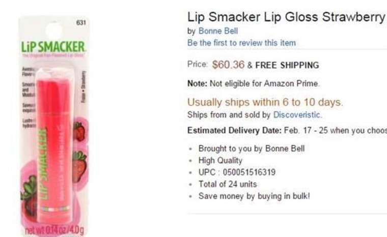 Popular Lip Smacker flavors shot up to $60 on Amazon after news the brand would be sold.