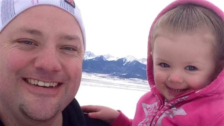 Greg Wickherst and his 2-year-old daughter, Izzy.