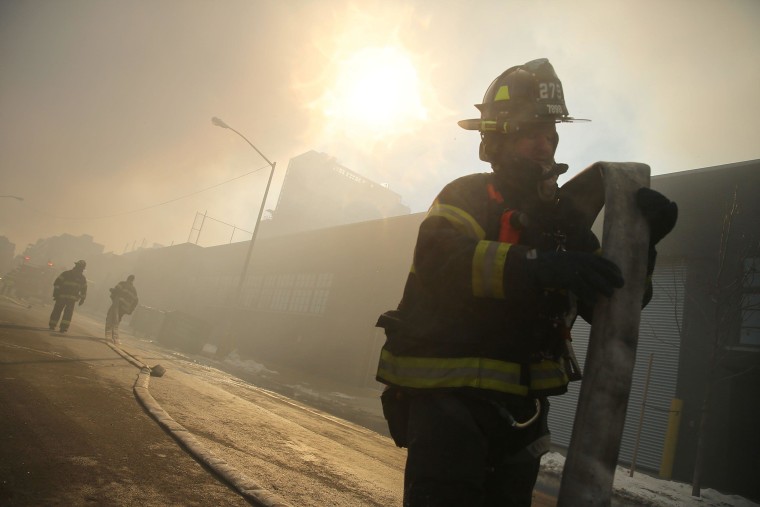 Image: Six-Alarm Fire Rages On Brooklyn's Waterfront