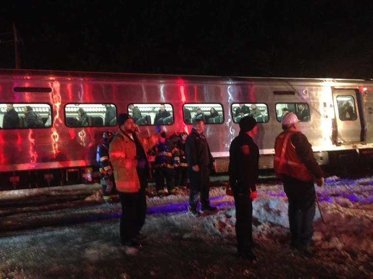 Image: Metro North Commuter Train Collides With Two Vehicles Killing 6