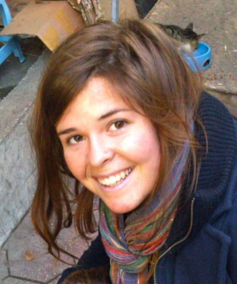 Kayla Mueller in an undated family photo.