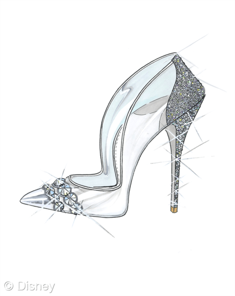 Magical Slippers made with Swarovski Crystal Glass Magic High Heel