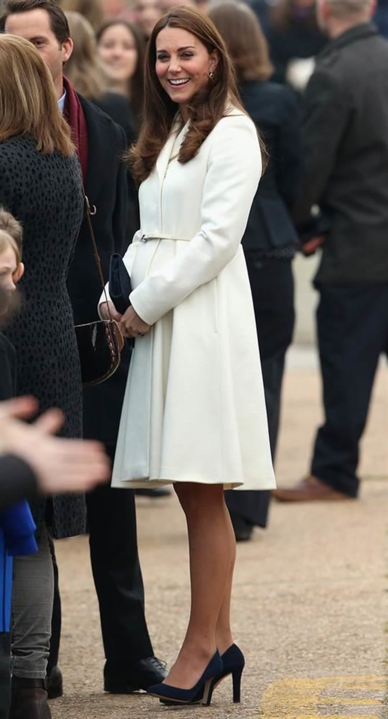 Duchess Kate as she visits a charity event in Portsmouth.