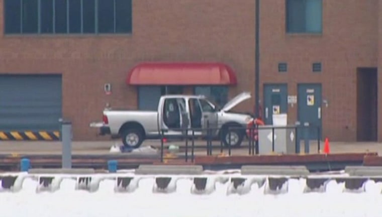Image: Dodge Ram near Coast Guard station in Grand Haven, Michigan