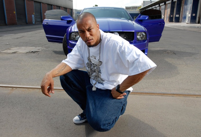 (FILE) An archive picture, dated 20 June 2005, shows the former rapper Deso Dogg (real name: Denis Cuspert) posing in Berlin, Germany. The Berlin Office for Protection of the Constitution has new insights about the German Islamist Cuspert in Syria. Photo by: picture-alliance/dpa/AP Images