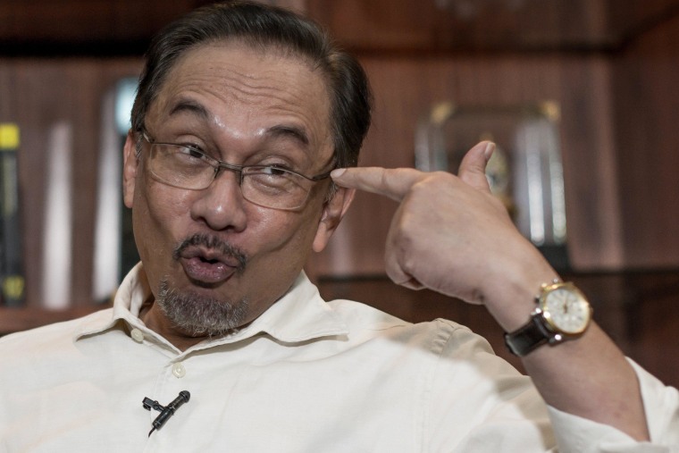 Image: Anwar Ibrahim on Sept. 30, 2014
