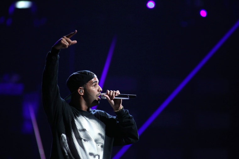 Image: File photo of Drake performing during the iHeartRadio Music Festival in Las Vegas