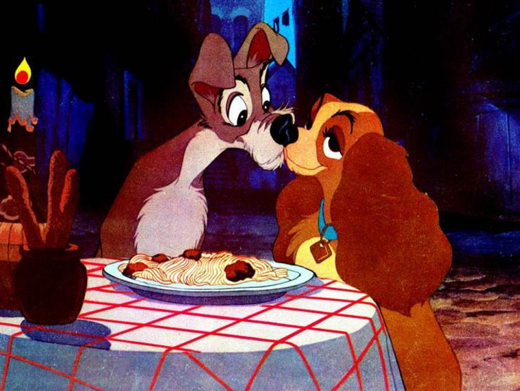 "Lady &amp; The Tramp," 1955.