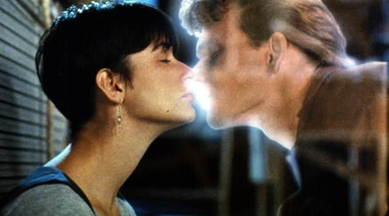 Demi Moore and Patrick Swayze in "Ghost," 1990.