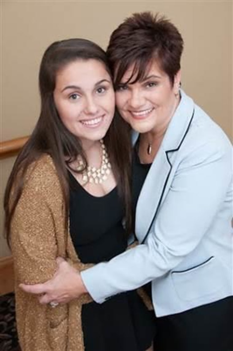 Carleigh and her mom, Daryl Lynn, who are writing a book together.